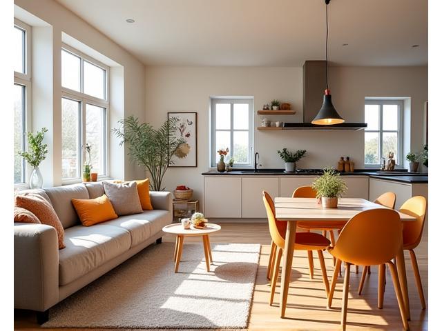 Innbydende familiehjem i Bergen, åpen løsning